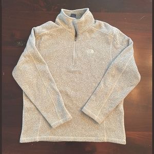 Men's North Face Pullover Oatmeal Large